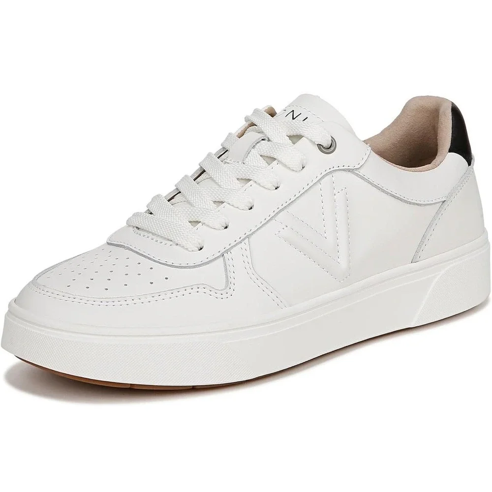 Vionic Kimmie Court Womens 11 Med White Leather Lace Up Orthopedic Sneaker Shoes